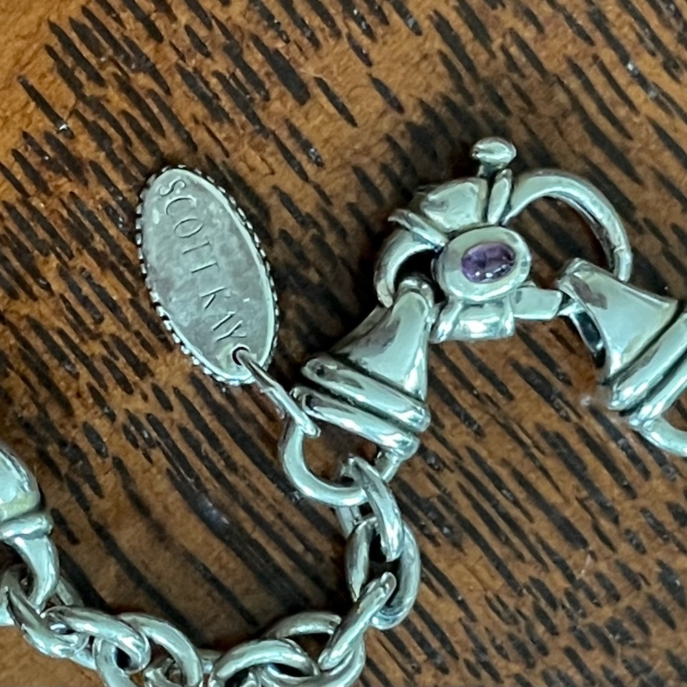 Scott Kay Bolo Link Sterling Silver Necklace - Picture 9 of 13